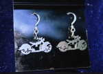 (89) Motorcycle Earrings